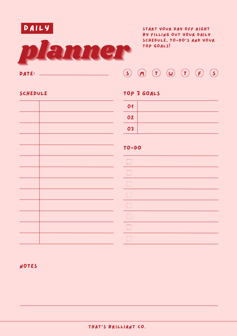 Boost Productivity with a Chic Daily Planner