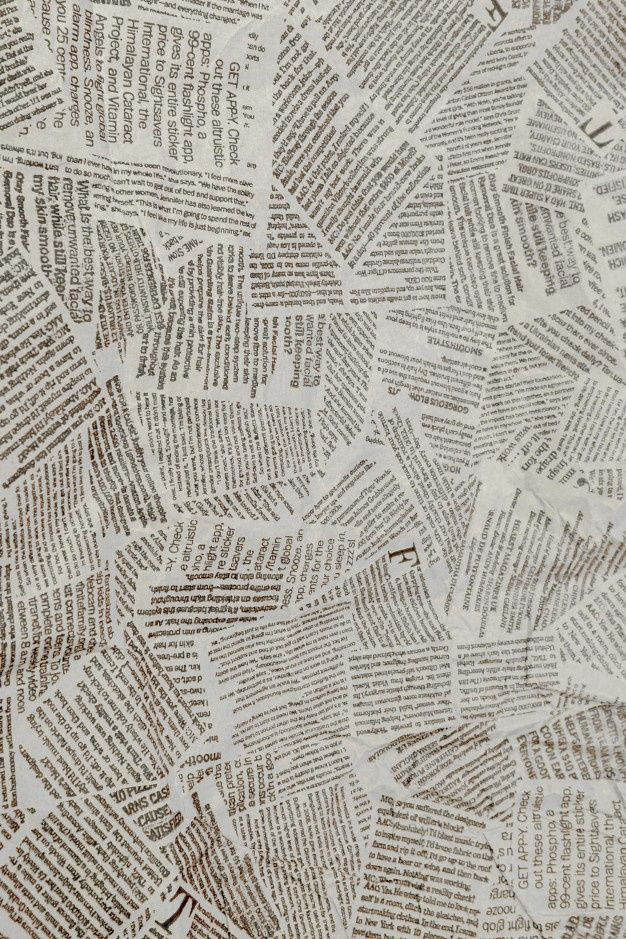 Crunchy Newspaper Texture Background