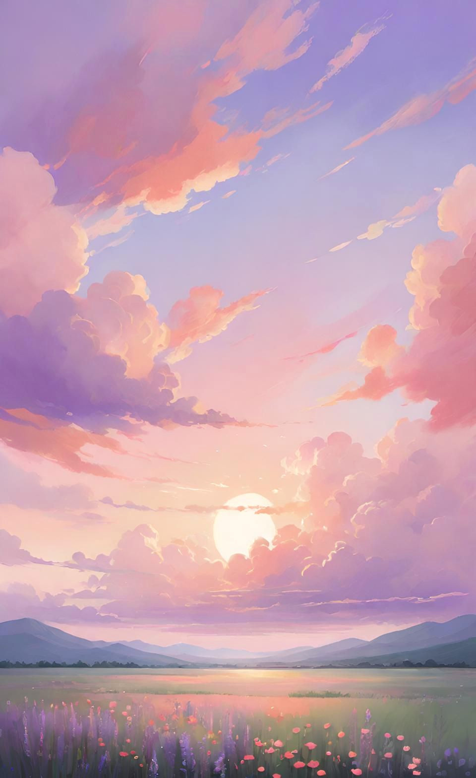 Dreamy Soft Pastel Skies