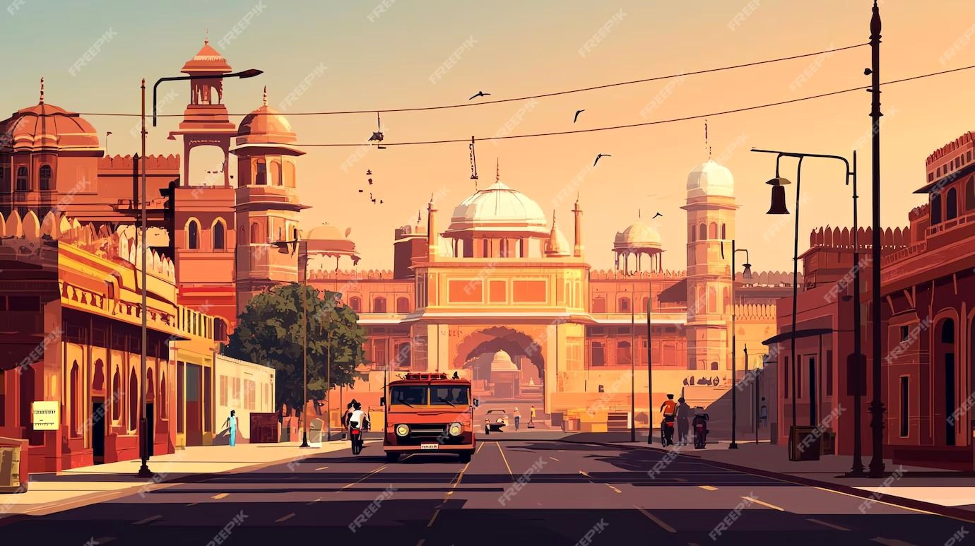 ‘Ethereal Indian Skyscrapers: AI-Generated Architecture Marvels’