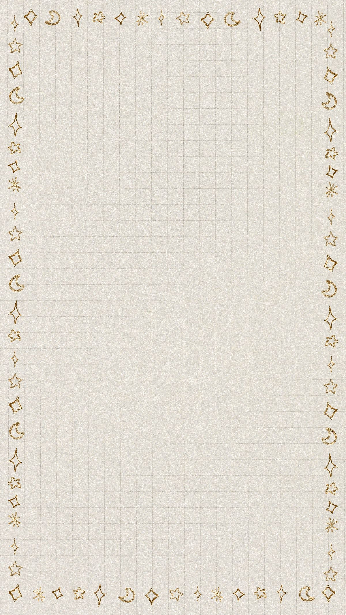 Moon and Star Grid Wallpaper Design