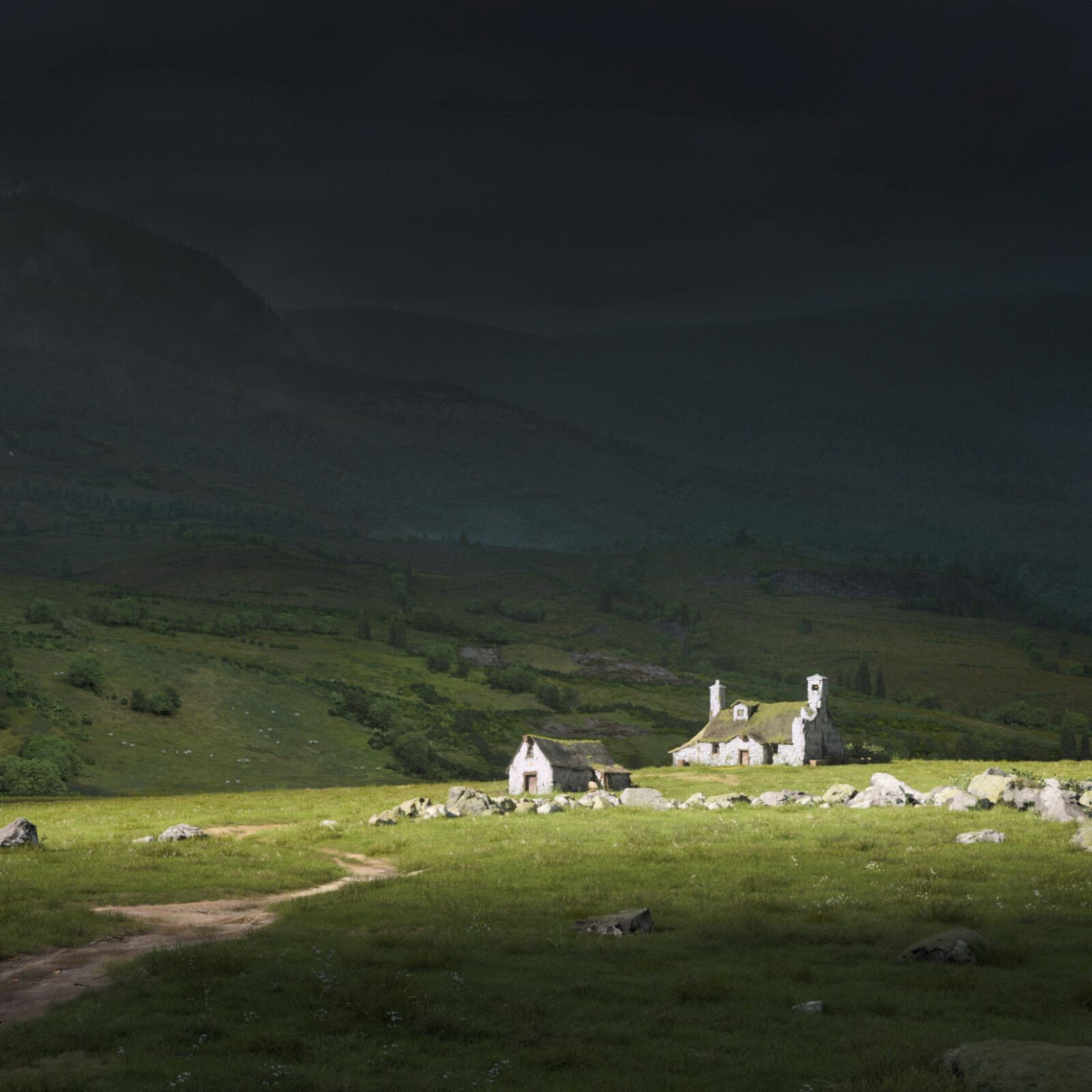 Idyllic Countryside Landscapes