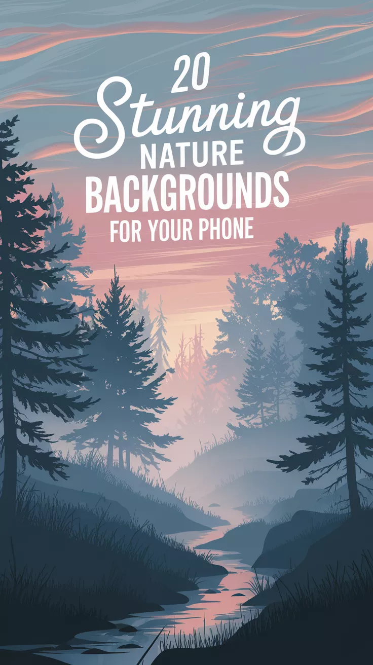 Transform Your Phone into a Vacation Paradise with 20 Breathtaking Nature Backgrounds