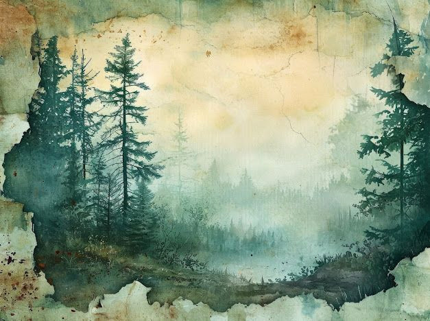 Transcend to Enchanted Forest Retreats in Your Junk Journal