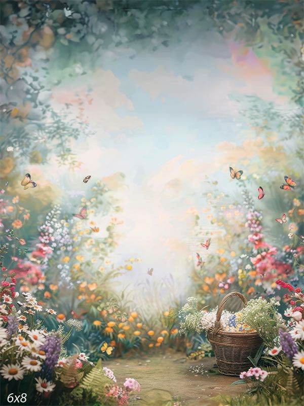 Blooming Spring Easter Backdrop