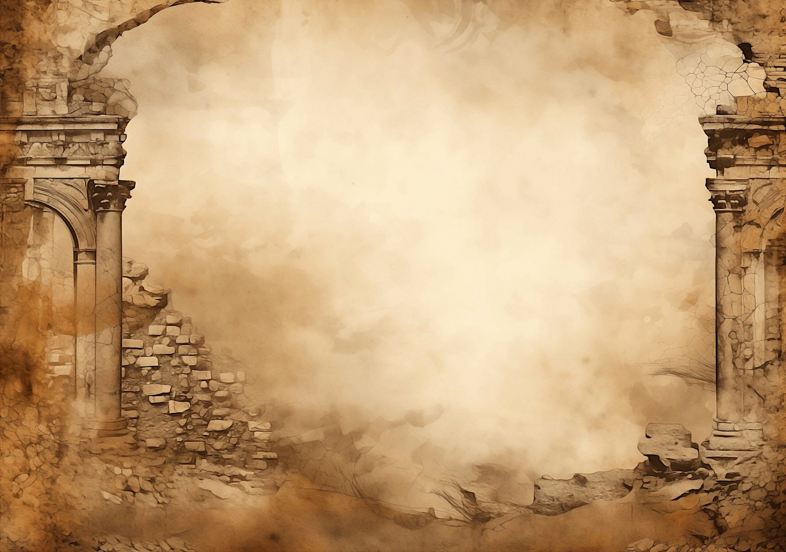 Crumbling Ruins Backdrops for Vintage Projects