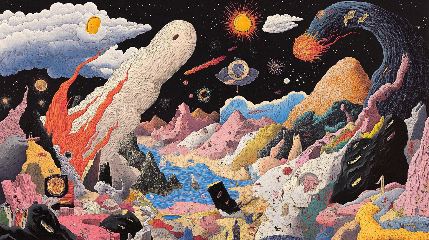 Vibrant Psychedelic Art