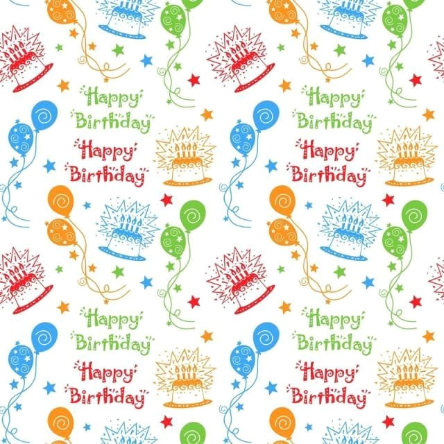 Happy Birthday 3D Vector Art: Vibrant Patterns for Your Party