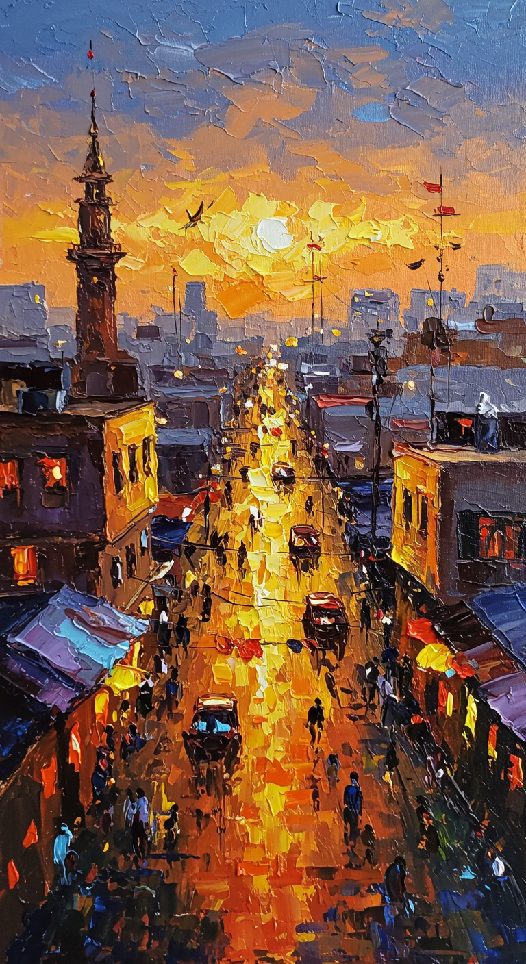 Elevate Your Space with Timeless Oil Painting Wallpapers