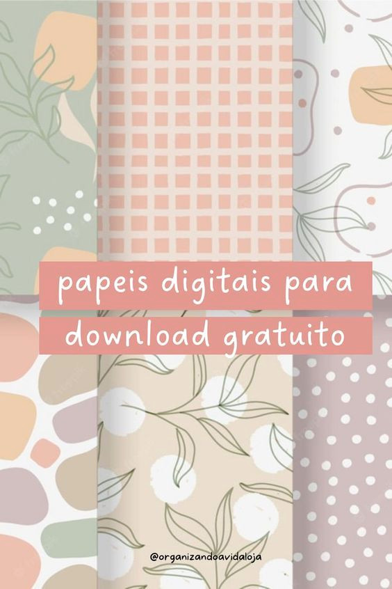 Faça Download de Papel Digital Grátis com Organização!