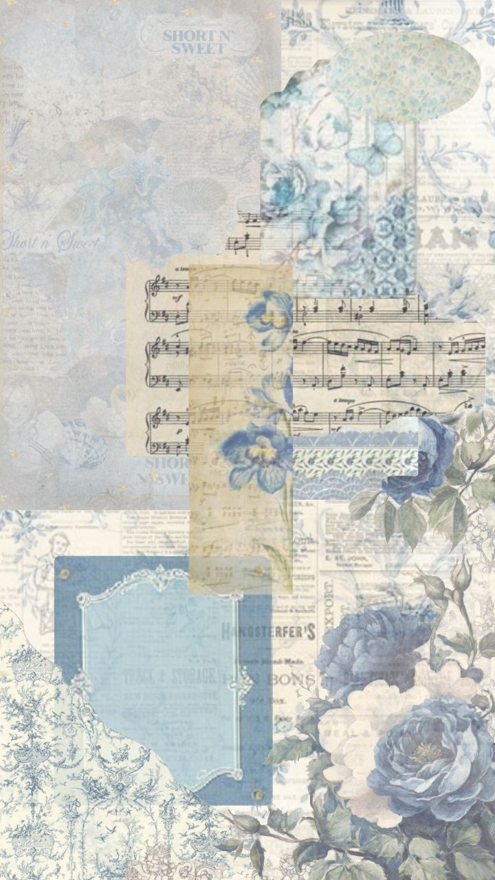 Timeless Blue: Vintage Whispers