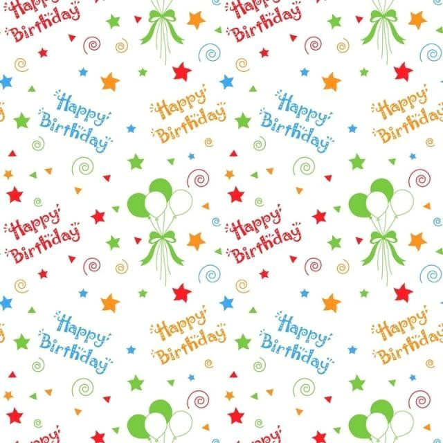 Free Happy Birthday Pattern Templates for Instant Download