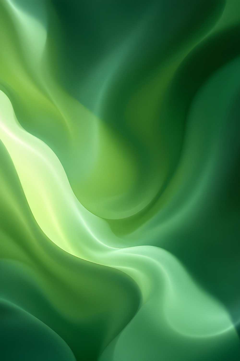 Nature’s Soft Oasis: Calming Green Abstract Background