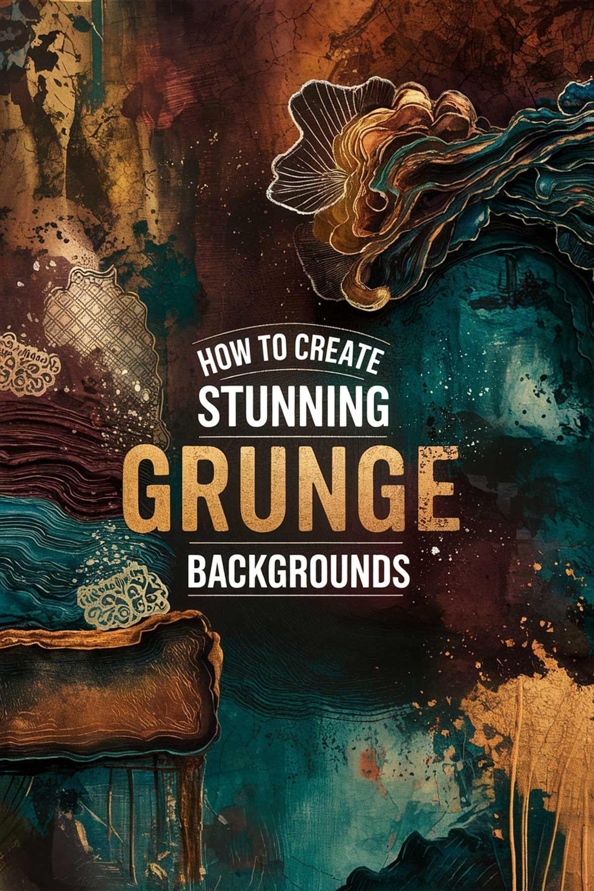 Add Grunge Texture to Your Art Journals with Gel Printing Magic
