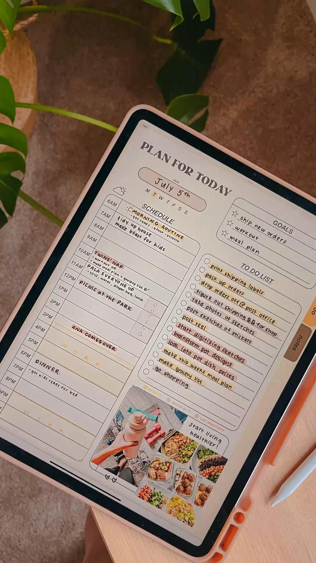 10-Minute Daily Planner Spread for a Perfect Life