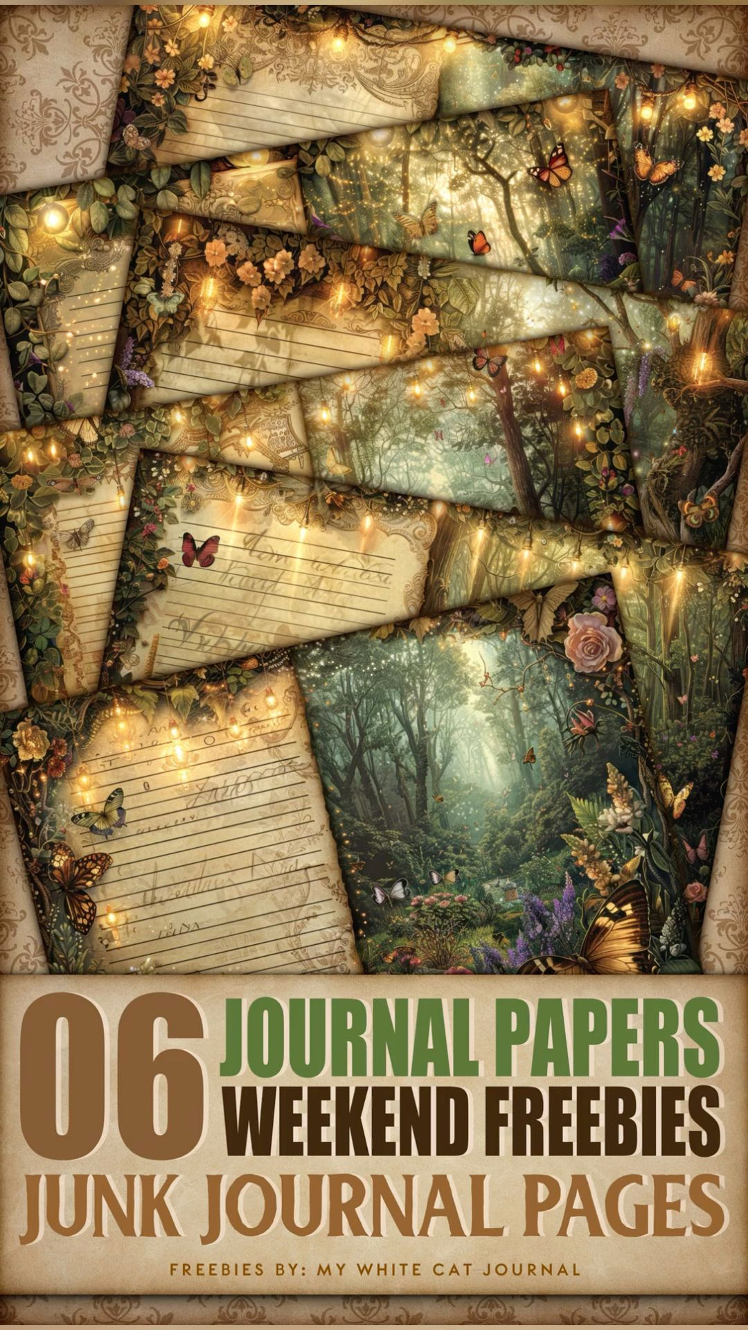 Free Enchanted Forest Printable for Your Journal