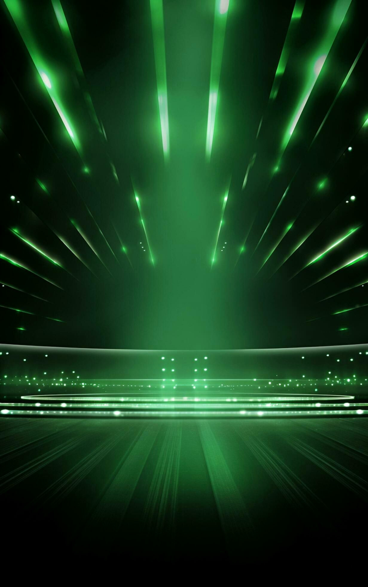 Free Green Spotlight Flyers — Ultra HD Backdrop