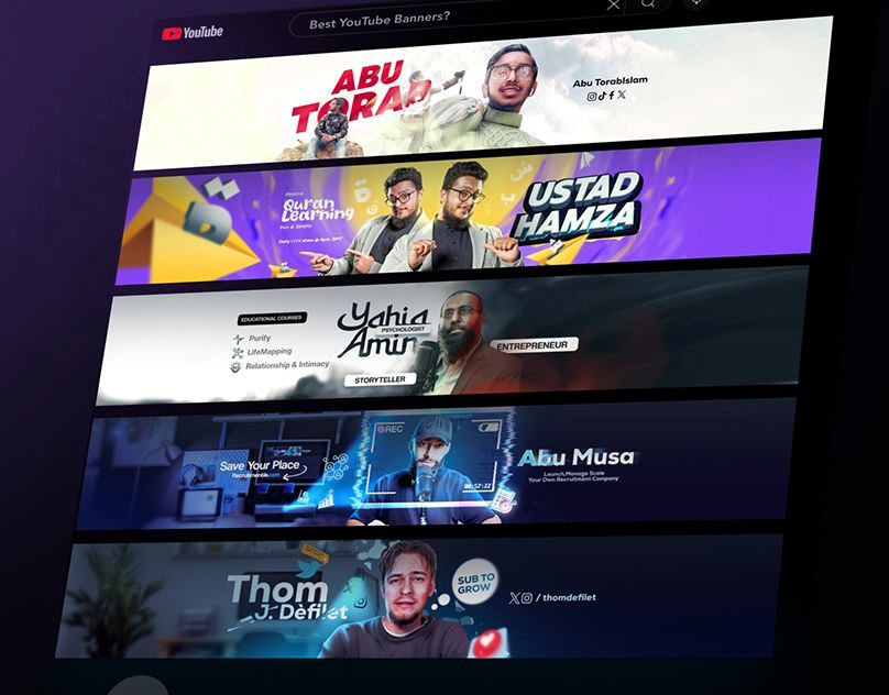Create Stunning YouTube Banners in Minutes