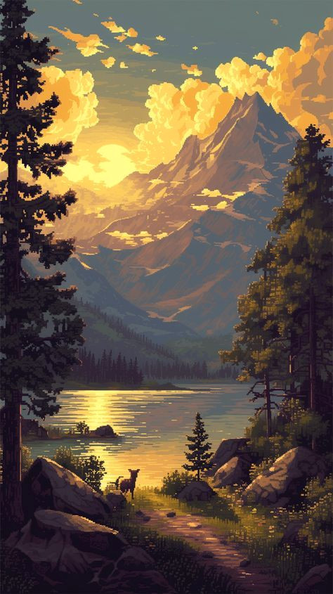 Nature Unleashed: AI Painting Perfection