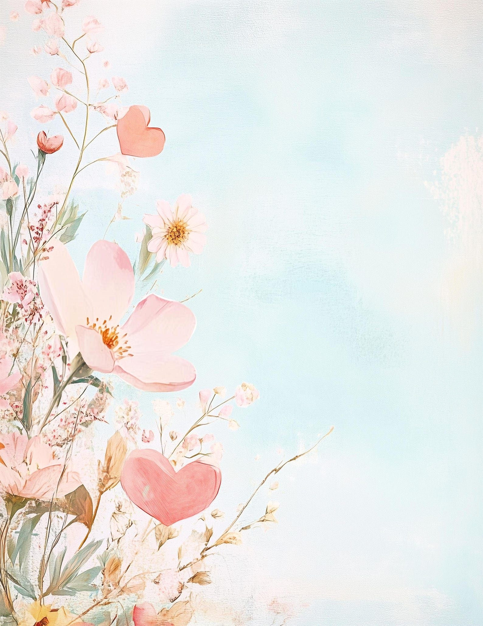 Download Free Floral Digital Papers