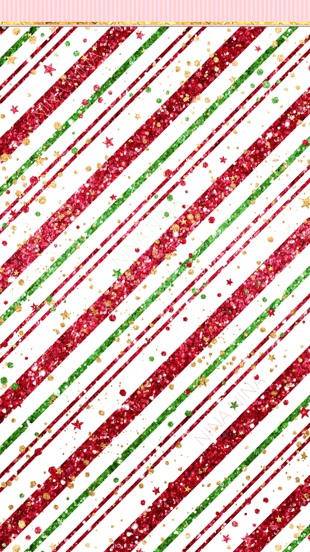 Sparkling Christmas Gingerbread Patterns — Instant Digital Download