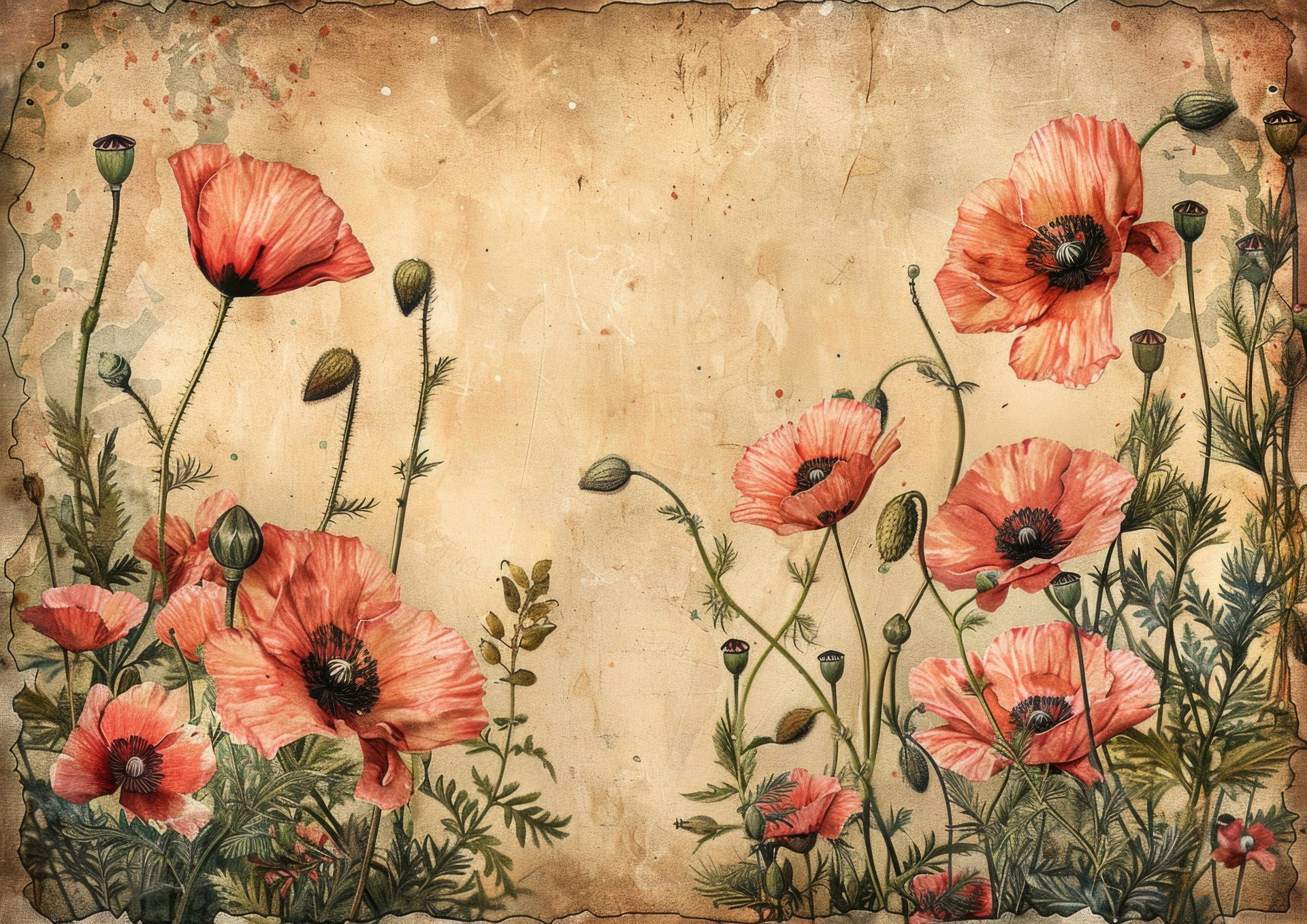 Free Printable Poppy Journal Pages to Brighten Up Your Space