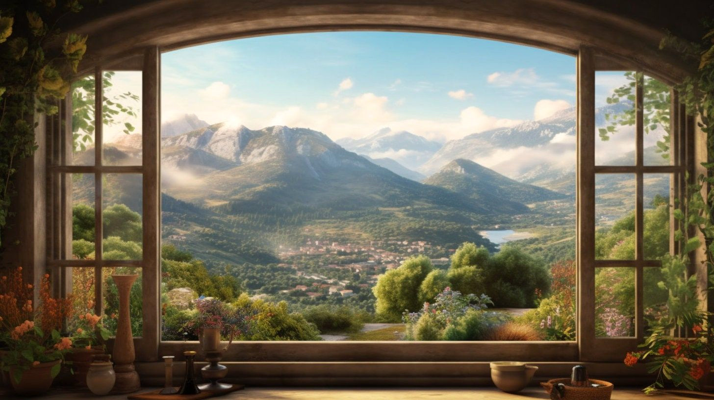 Instantly Upgrade Your Virtual Meetings with Breathtaking Mountain Backdrops!