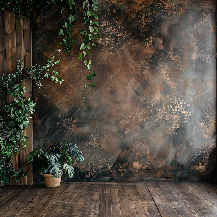 BROWN BARN BLISS: Cozy Wood Floors and Lush Plants Unite