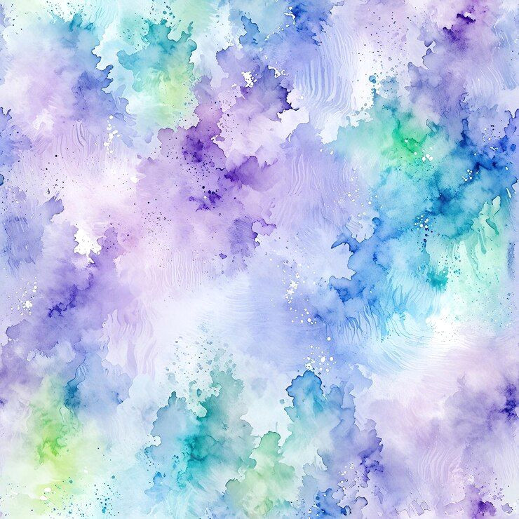 Dreamy Purple Watercolor Oasis
