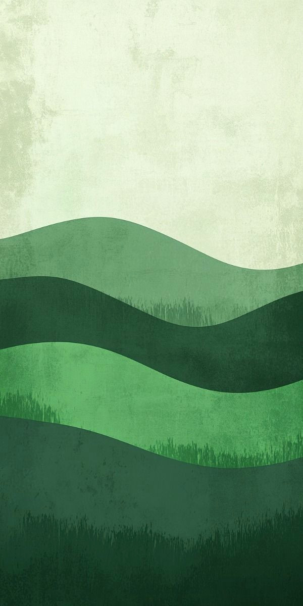 Transform Your Phone with Calming Green Backgrounds