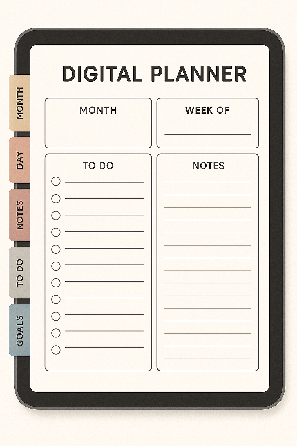 Simplify Your Day with This 1-Page Planner Template