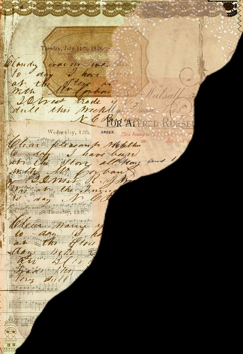 Grunge Art Journal Papers: Create Your Unique Collage Masterpiece