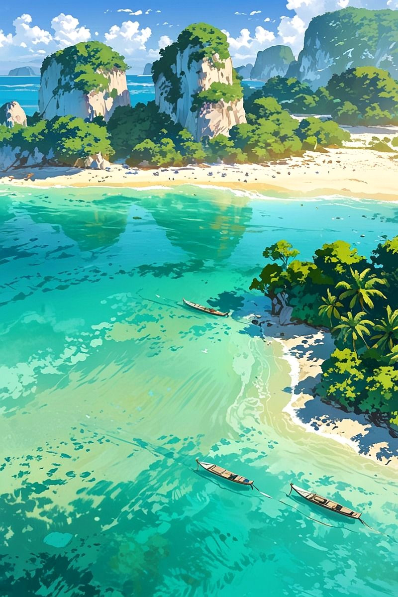 Dazzling Thai Beach Phone Wallpapers to Transport You