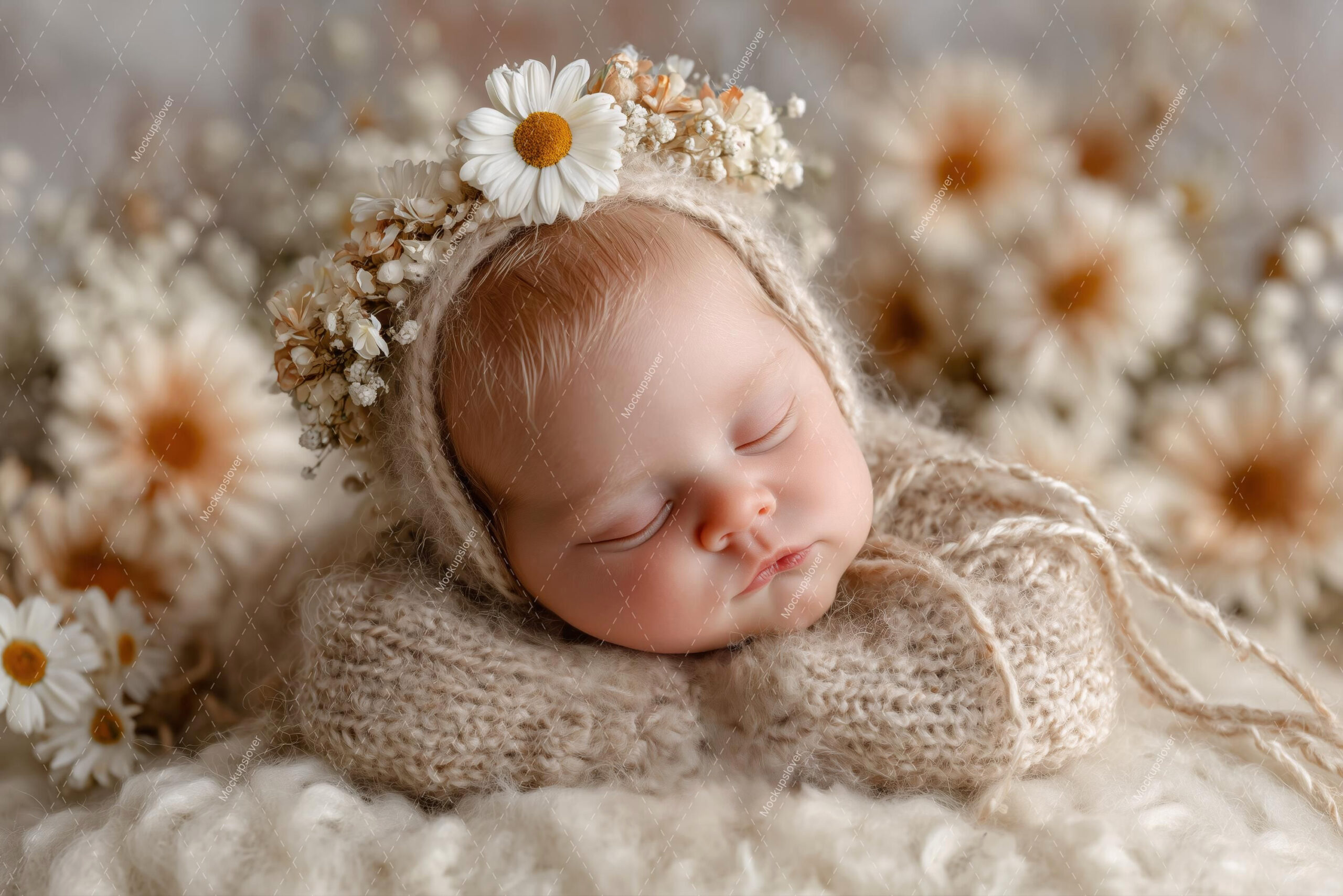 Beautiful Baby Face Swap: Instant Floral Portraits