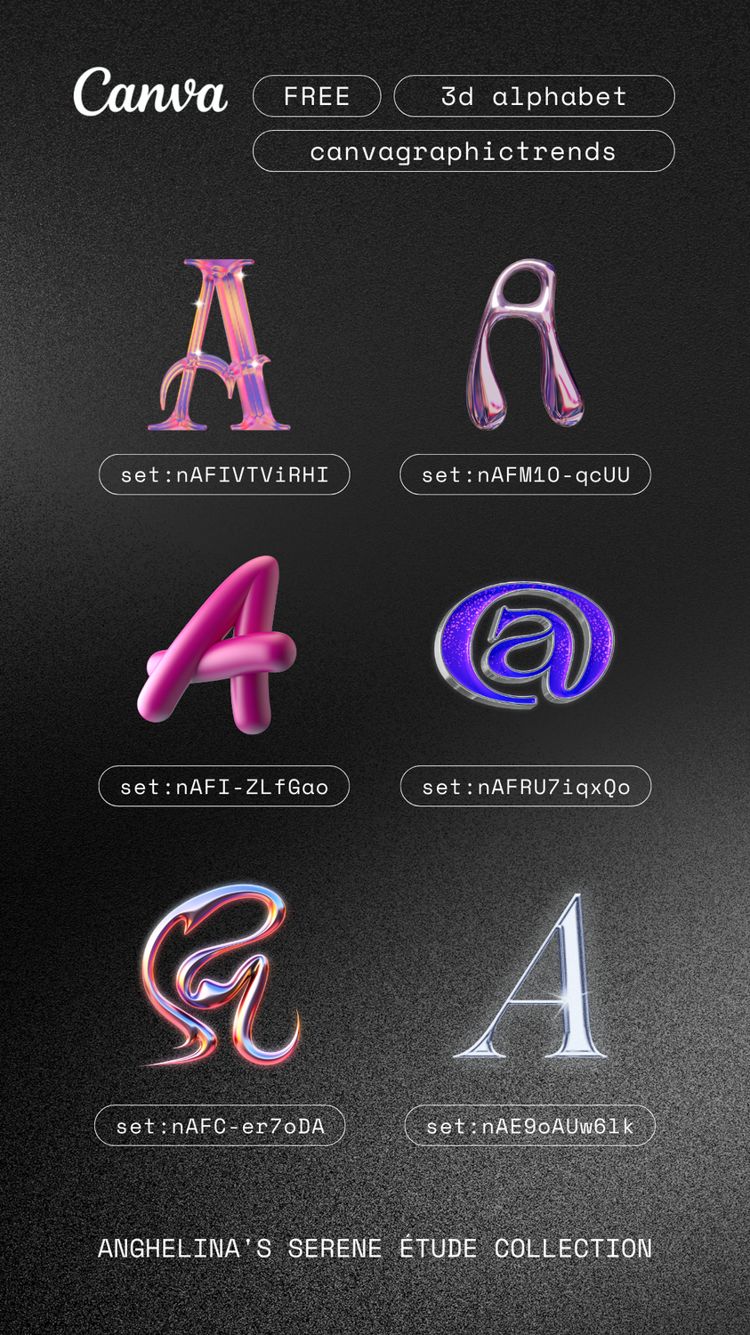 3D Alphabet Magic: Design in Canva