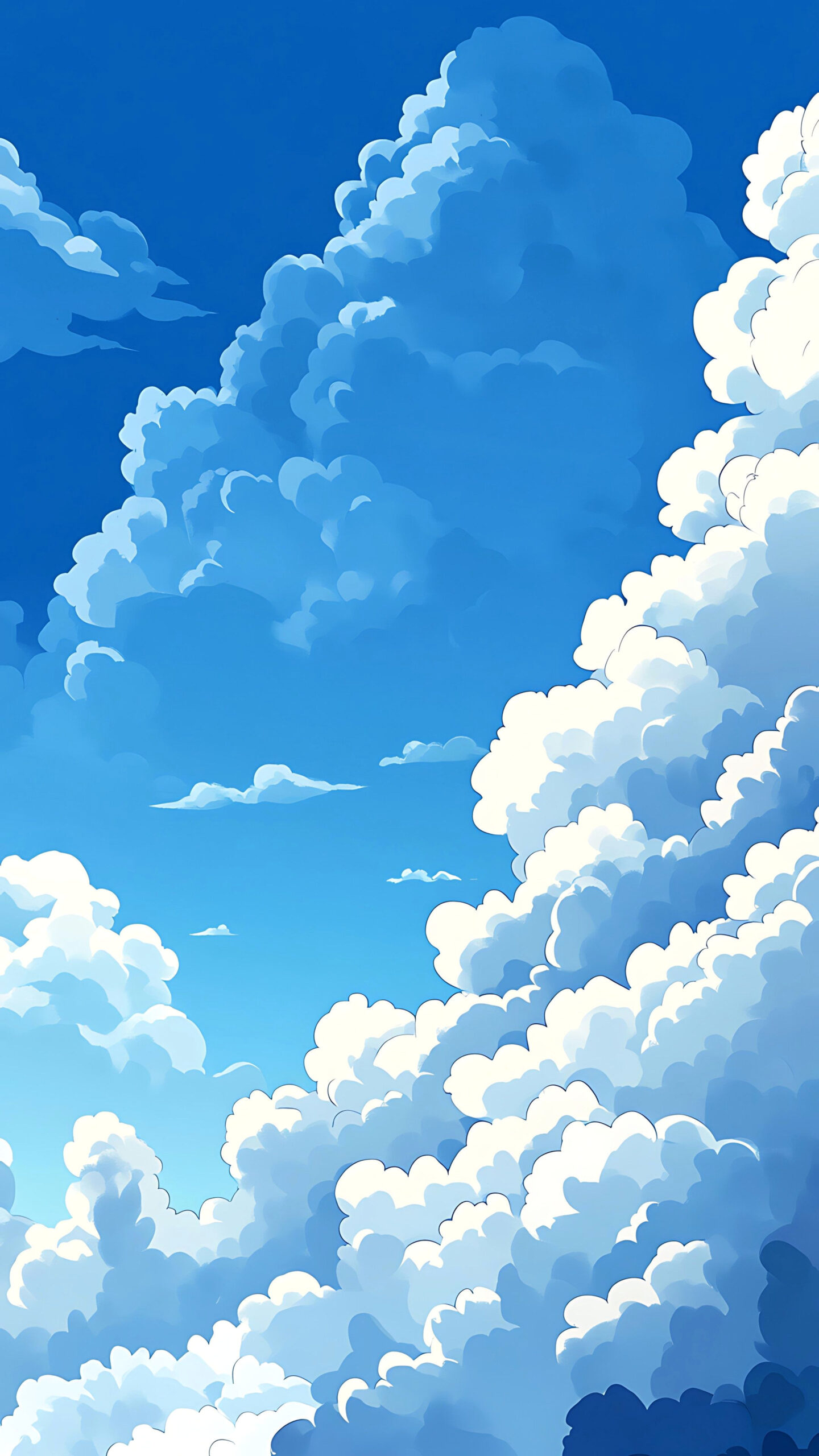 Blue Skies Ahead: Transform Your Phone with a Flawless Cloud Wallpaper