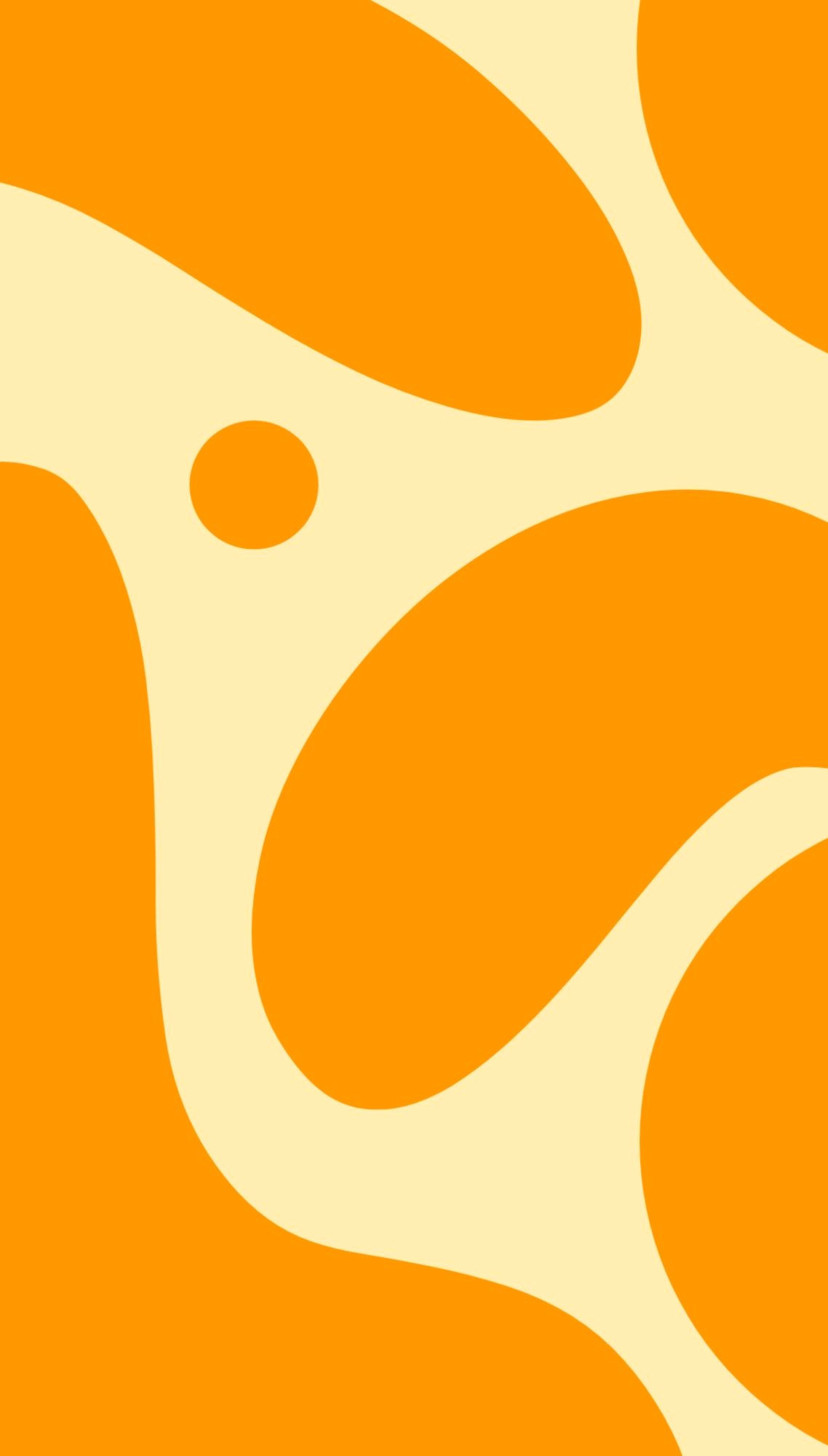 Abstract Orange Bliss: 1 Stunning iPhone Wallpaper