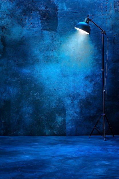 Elegant Blue Studio Backdrop