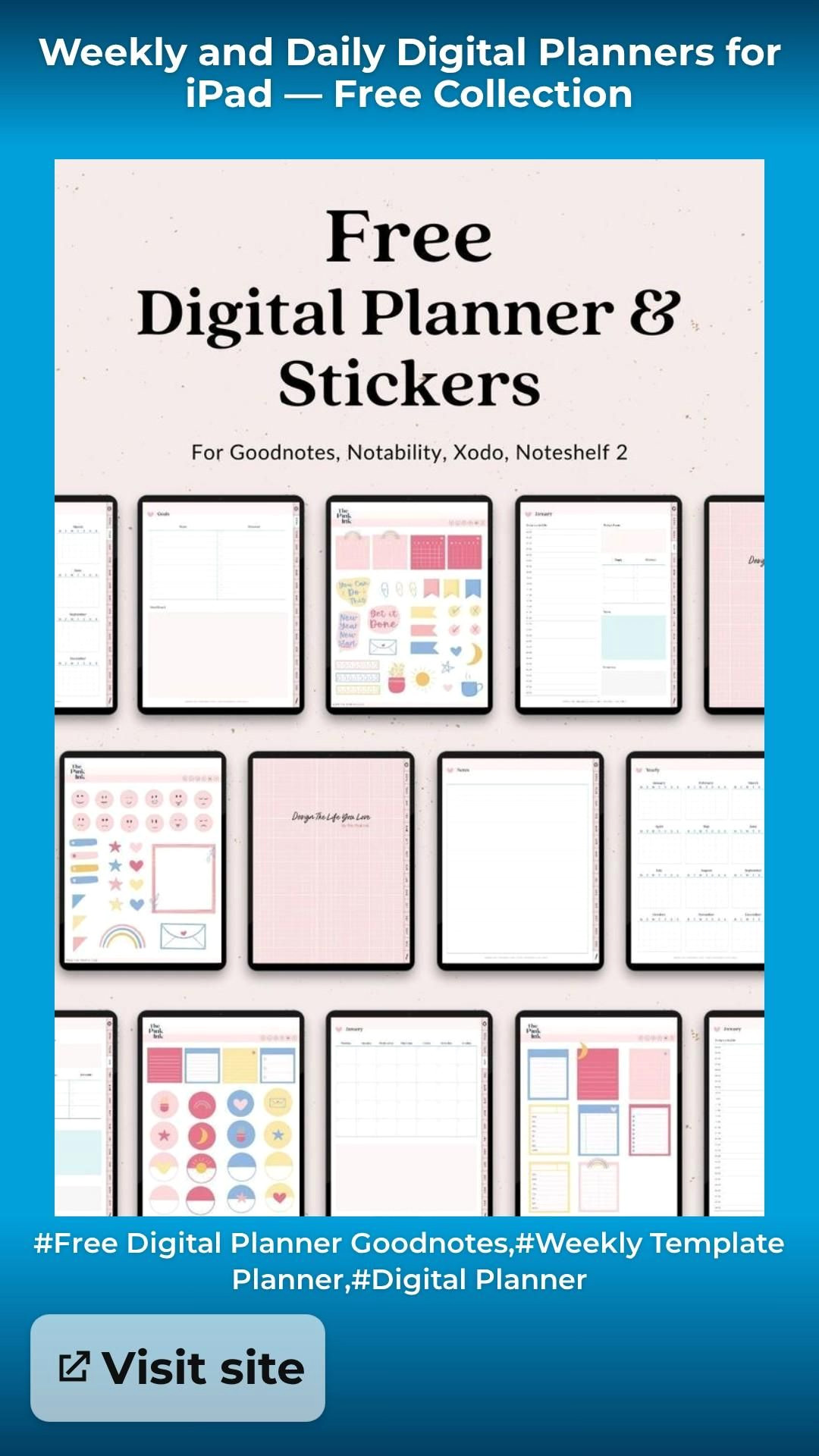 Free Digital Planners for Your iPad, Organize Your Life!