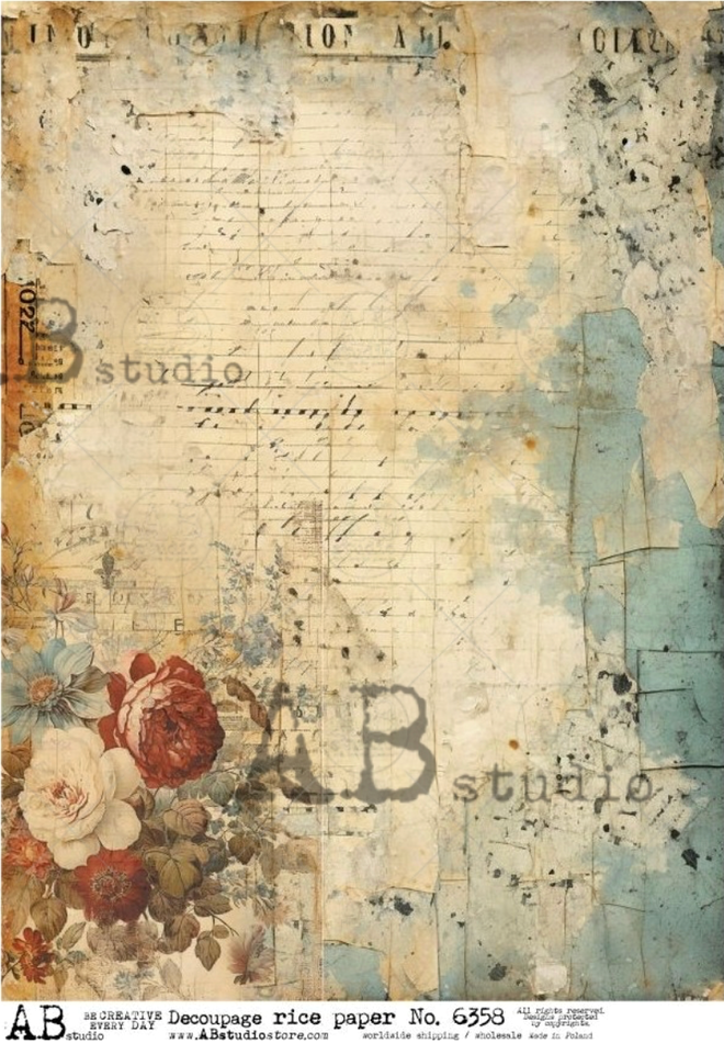 Easy Parchment Flowers Collage Ideas