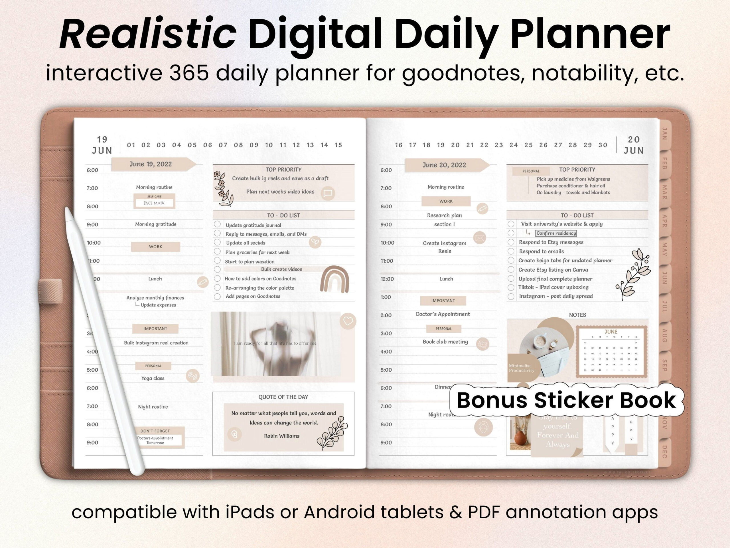 Boost Productivity with this FREE Daily Digital Planner