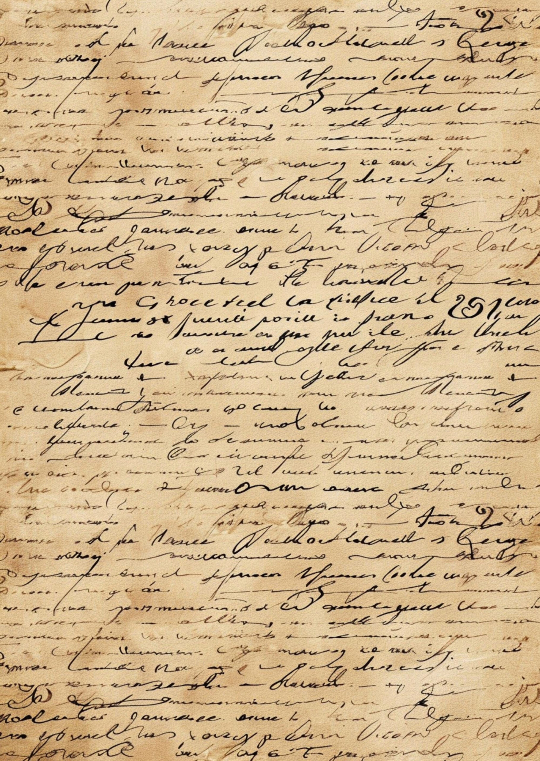 AddVintage Charm to Your Projects with Vintage Script Rice Paper Decoupage