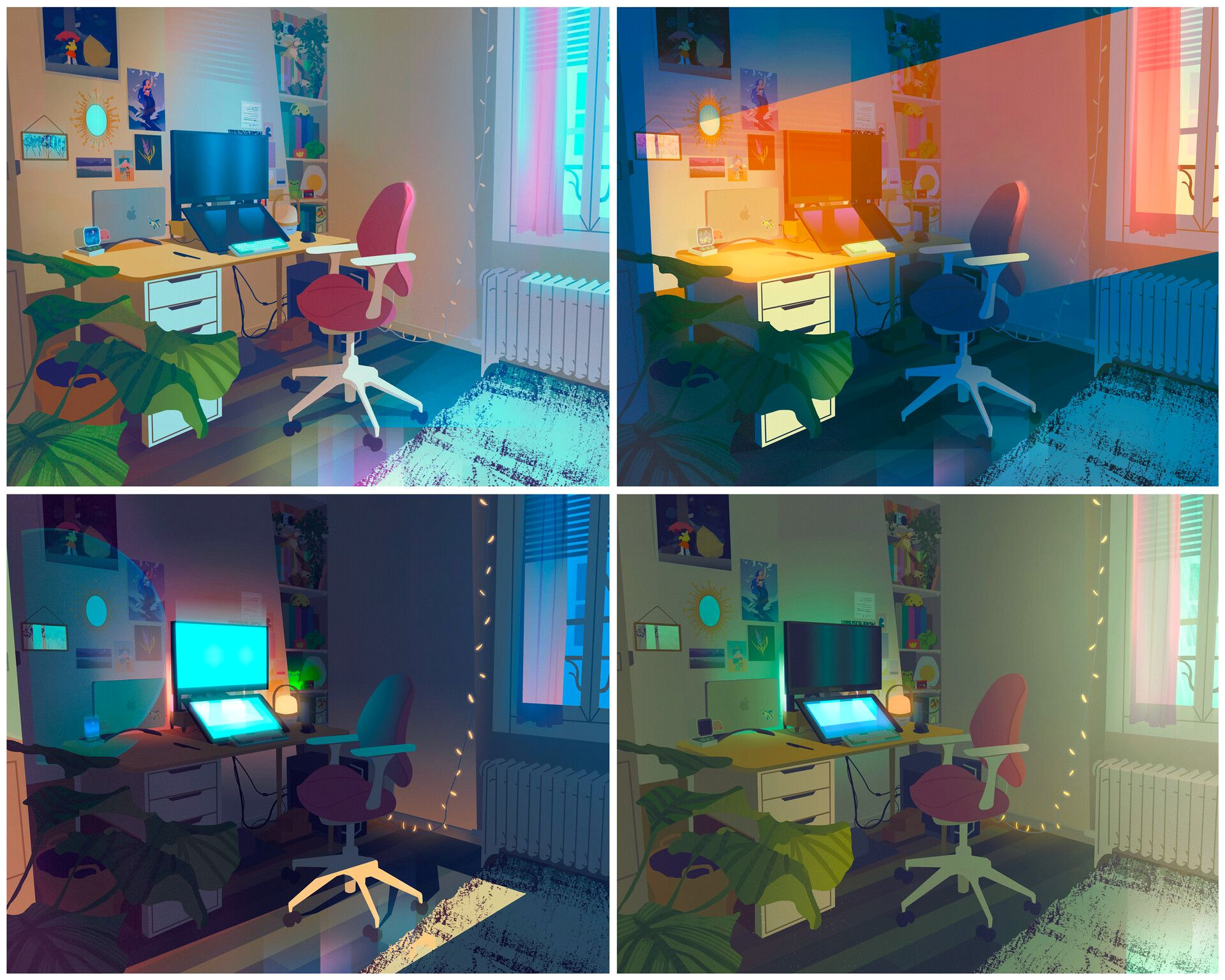 5 Simple Office Color Schemes to Boost Productivity