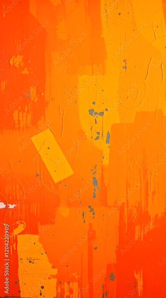 Bold Grunge Wallpapers: Vibrant Orange & Yellow Art Backgrounds