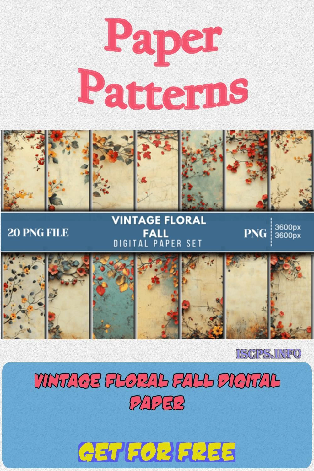 Add a Touch of Whimsy to Your Fall Decor with These 20 Vintage Floral Papers