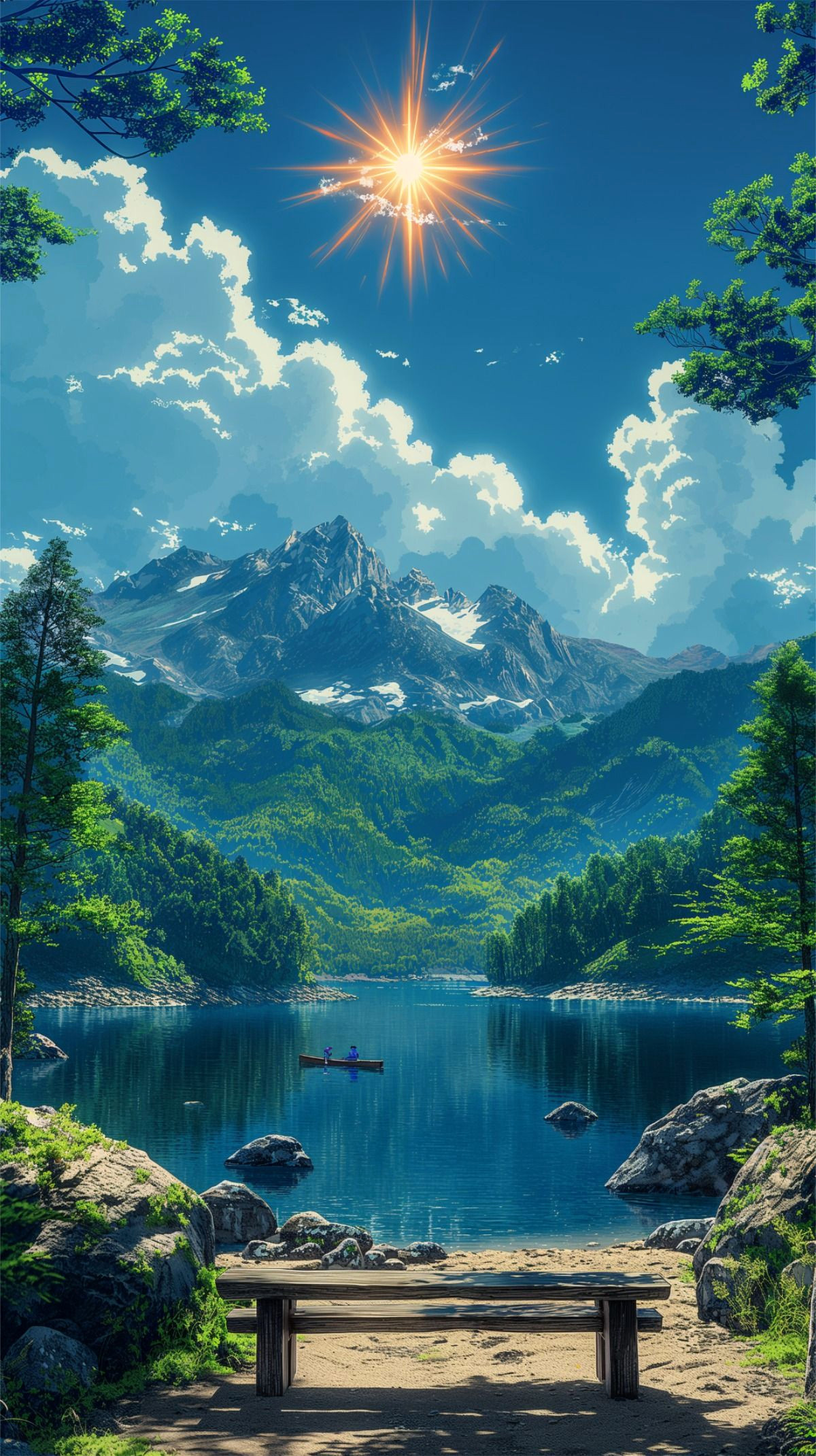 Elevate Your Art: AI-Powered Landscape Illustrations