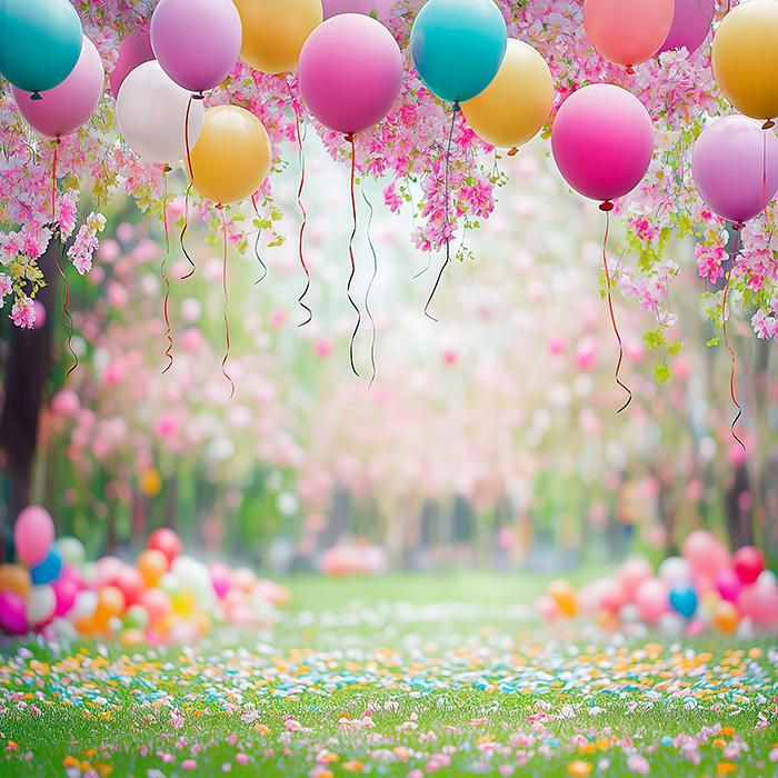 Pastel Party Scene Backdrop Ideas