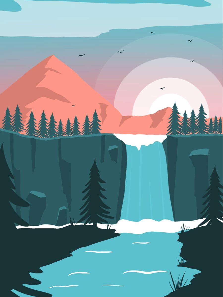 Autumn Paradise Found: Majestic Waterfall Scenic Route