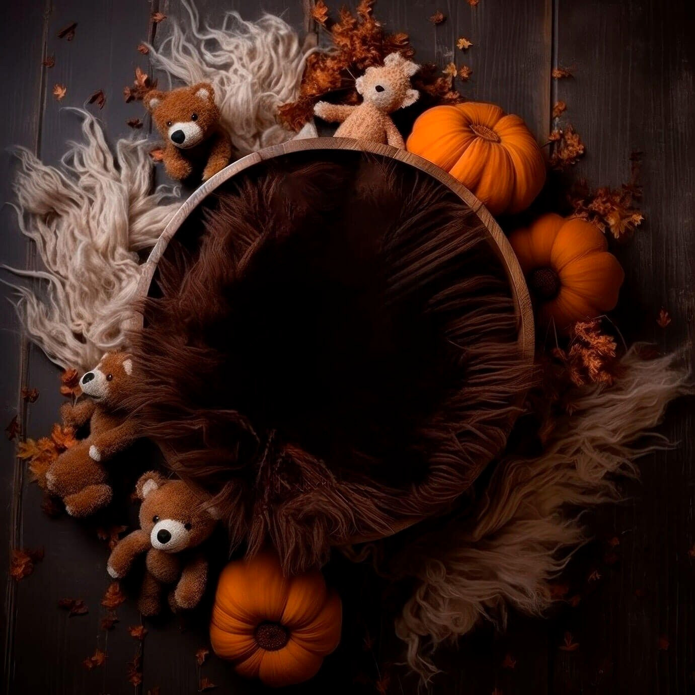 Spooky Little Stars: Halloween Newborn Digital Backdrops