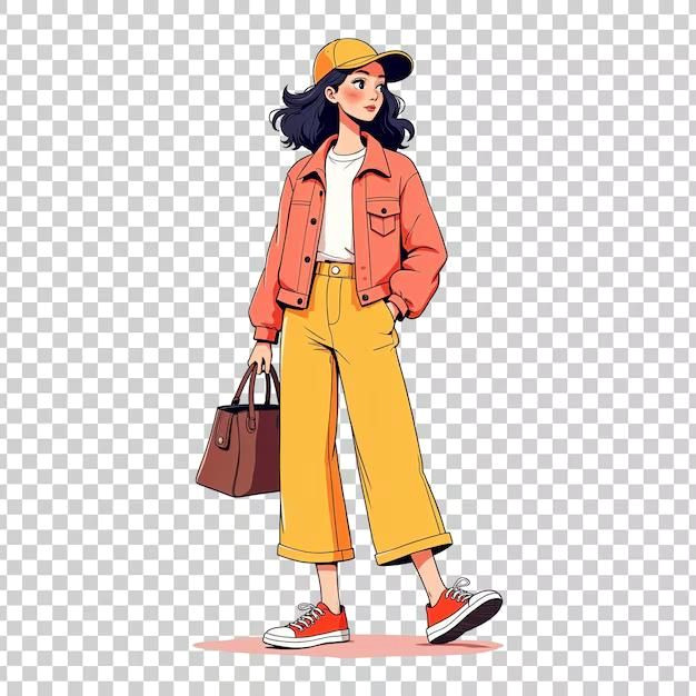 Fashionable Chic: Girl in Style